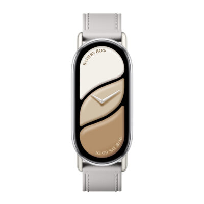 Xiaomi Smart Band 10 Leather Strap - Grey