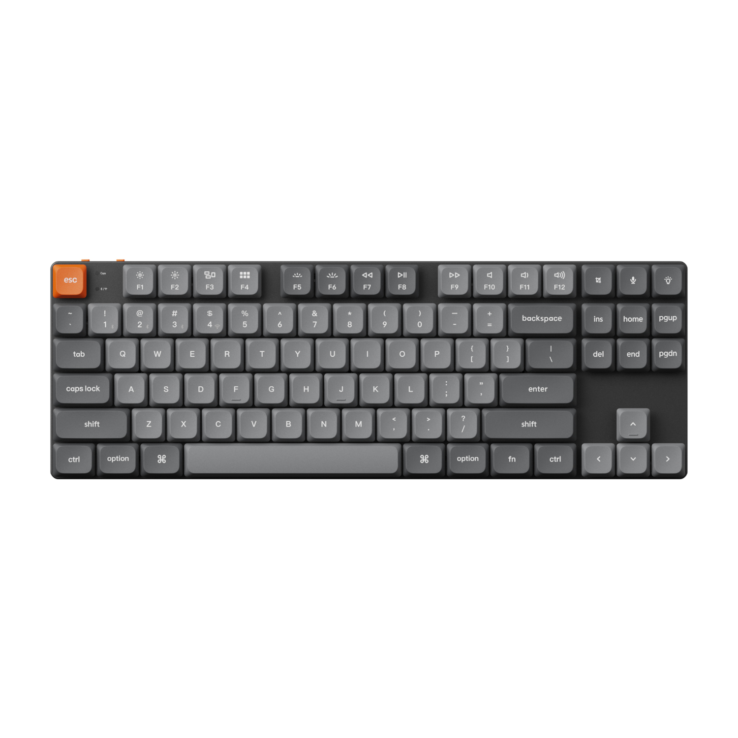 Keychron K1 Max QMK/VIA 80% Wireless Custom Mechanical Keyboard | RED Switches - Image 2