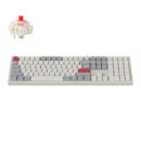 Keychron Q6 Max QMK/VIA Wireless Custom Mechanical Keyboard OSA Gateron Red Jupiter Switches - Shell White